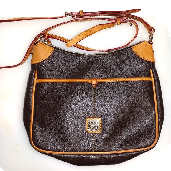 Dooney & Bourke Brwn-Tan Women's Shoulder  Purse - Picture 1 of 7